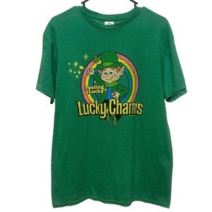 LUCKY CHARMS Emerald Green T-Shirt - NWOT - M